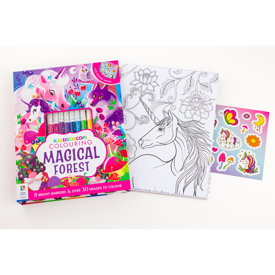 Little Berry Unicorn Mandala Art Colouring Kit With 24 Big Sheets  And 12 Sketch Pens For Girls & Boys Multicolour |Little Berry - View #6