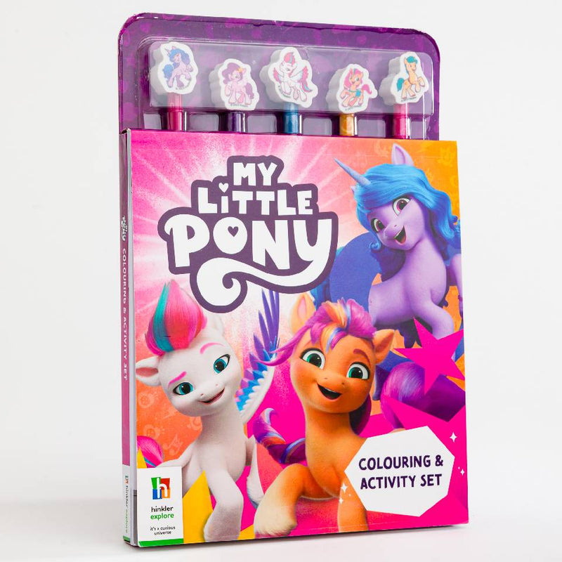 5 Pencil and Eraser Set: My Little Pony