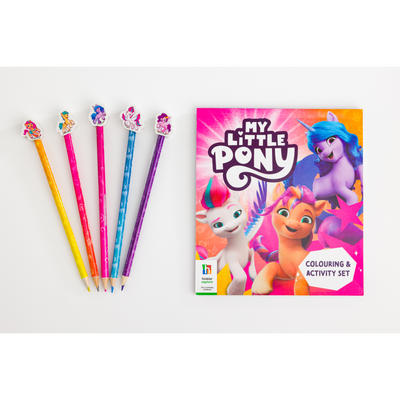 5 Pencil and Eraser Set: My Little Pony