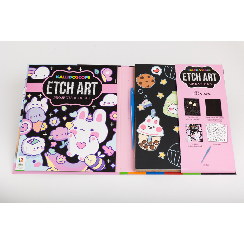Kaleidoscope Etch Art Creations: Kawaii