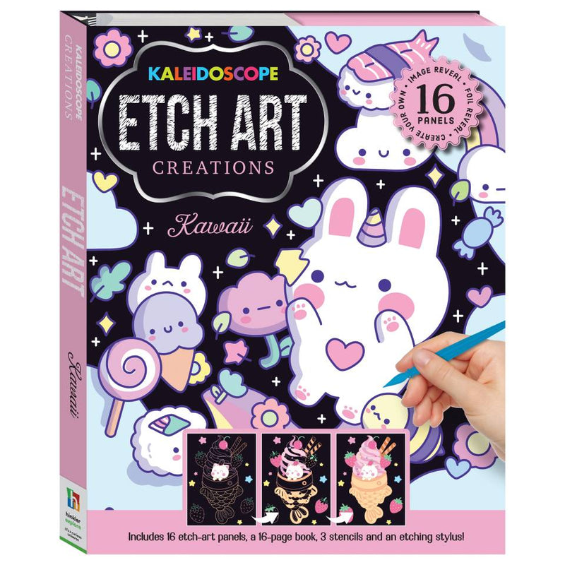 Kaleidoscope Etch Art Creations: Kawaii