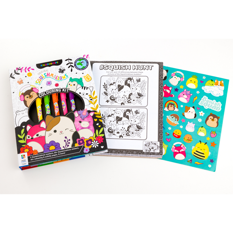 Kaleidoscope Colouring Kit: Original Squishmallows Colouring Kit