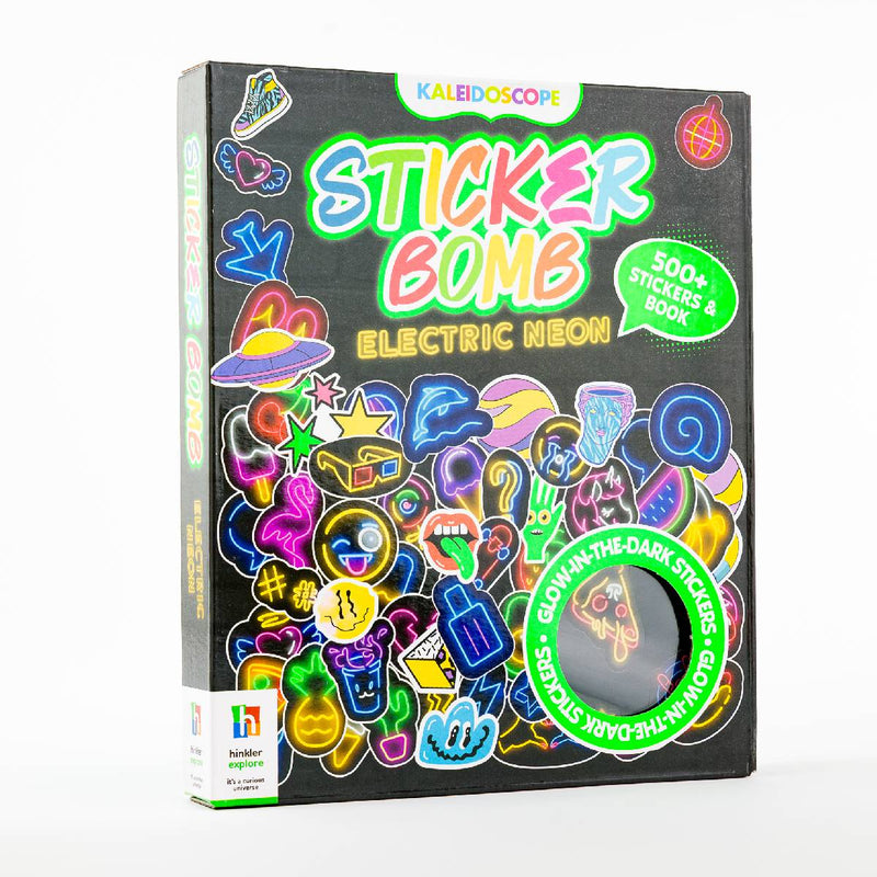 Kaleidoscope Sticker Bomb: Electric Neon