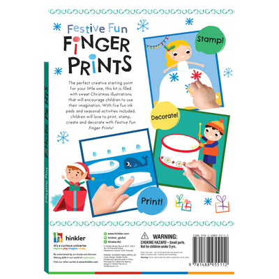 Finger Print Art: Festive Fun Finger Prints