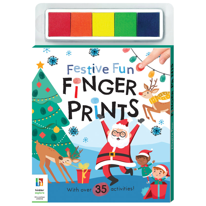 Finger Print Art: Festive Fun Finger Prints