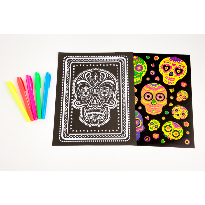 Kaleidoscope Colouring Kit: Day of the Dead