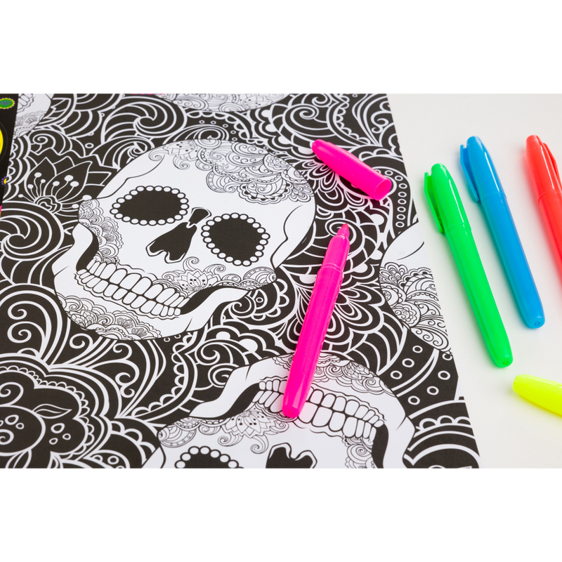 Kaleidoscope Colouring Kit: Day of the Dead
