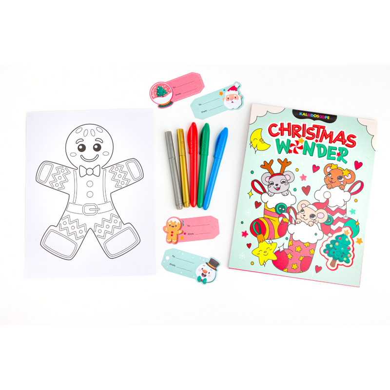 Kaleidoscope Colouring Kit: Christmas Wonder