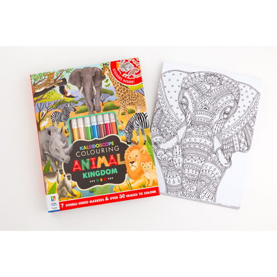 Kaleidoscope Colouring Kit: Animal Kingdom