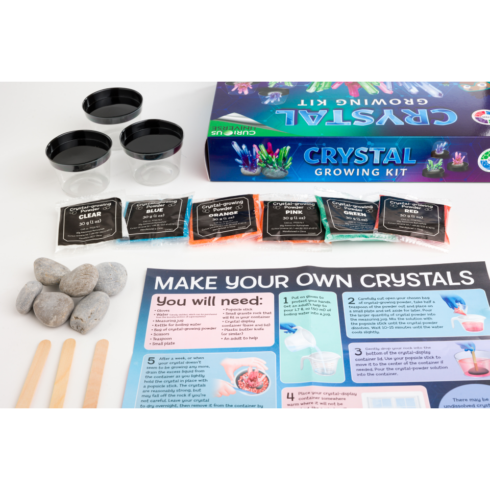 Byncceh Glow Crystal Growing Kit Science Explore Grow Your Own