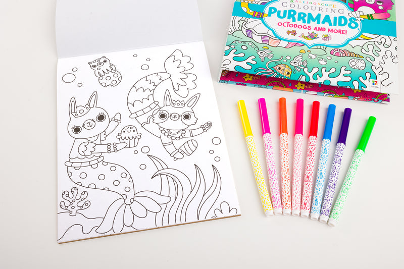 Kaleidoscope Colouring Kit: Purrmaids, Octodogs and More!