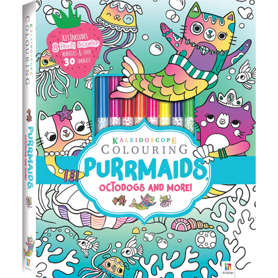 Kaleidoscope Colouring Kit: Purrmaids, Octodogs and More!