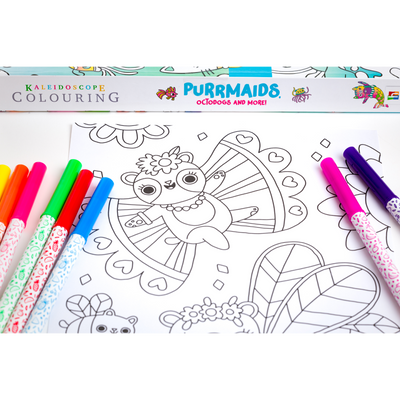 Kaleidoscope Colouring Kit: Purrmaids, Octodogs and More!