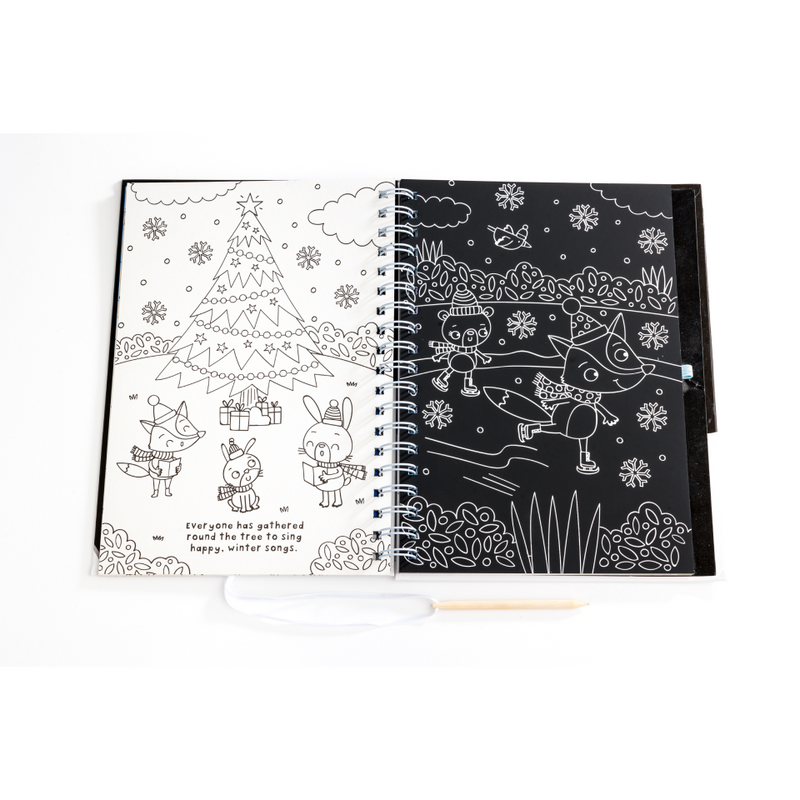 Scratch Art: Winter Wonders