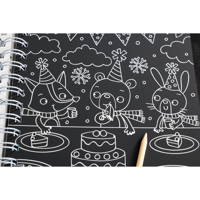 Scratch Art: Winter Wonders