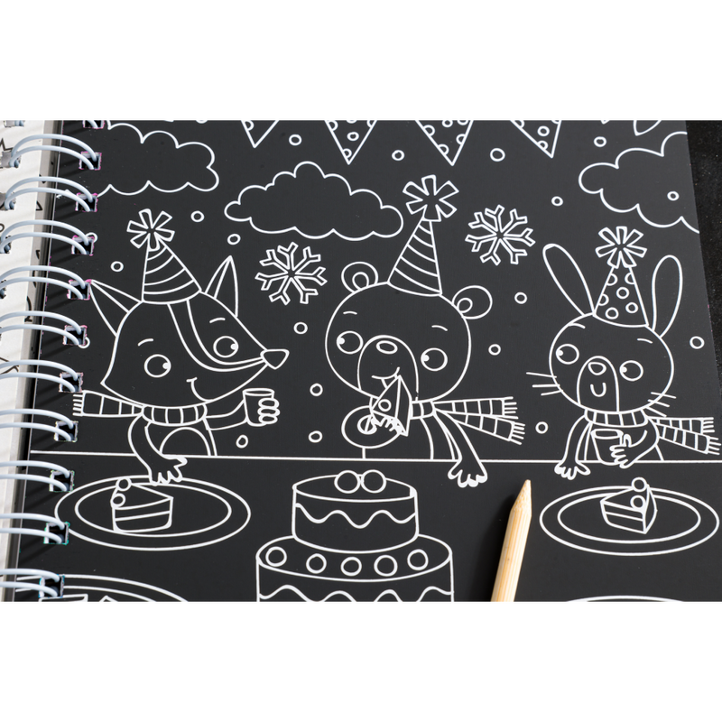 Scratch Art: Winter Wonders