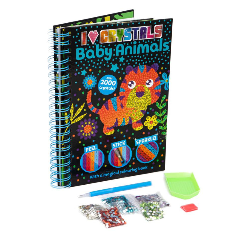 I Love Crystals Book: Baby Animals