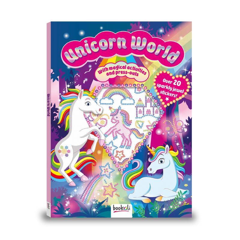 Unicorn World Sticker Activity Book with Jewels