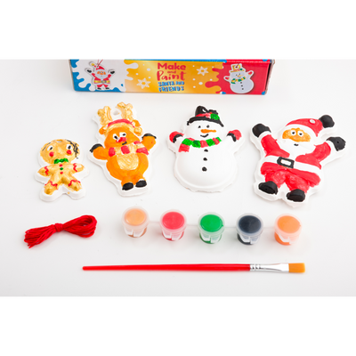 Make and Paint Santa and Friends