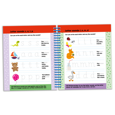 Write It, Wipe It Spiral Book: First Phonics