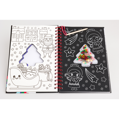 Scratch Art Sparkles: I Love Christmas