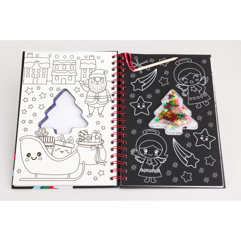 Scratch Art Sparkles: I Love Christmas