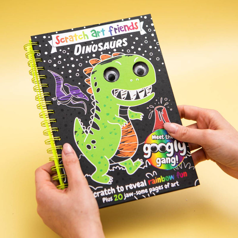 Scratch Art Friends: Dinosaurs