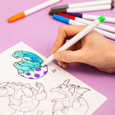 Colour Your Own Dinosaur T-Shirt Boxset