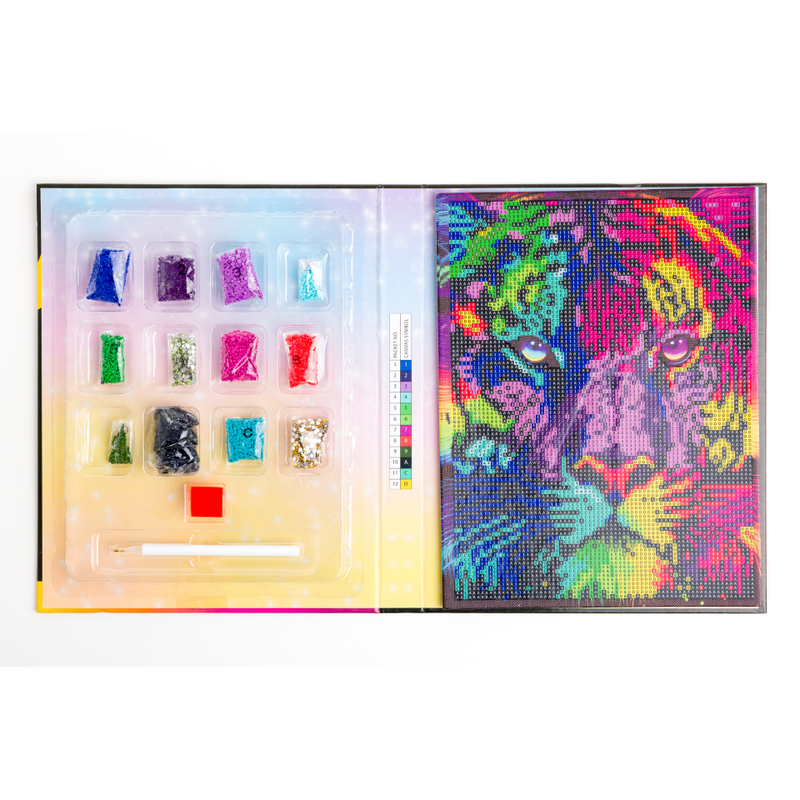 Crystal Creations: Neon Tiger