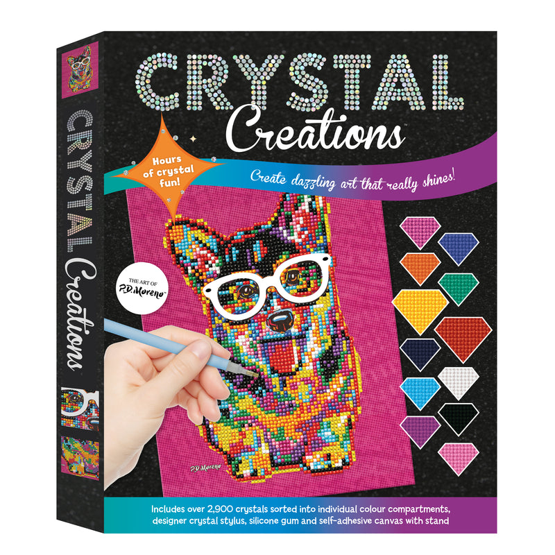 Crystal Creations: Corgi in Glasses