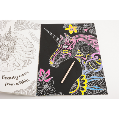 Scratch Art Creations: Neon Unicorns