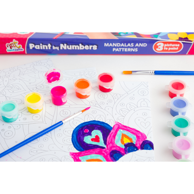 Art Fantastic Paint by Numbers Triple Set: Mandalas and Patterns