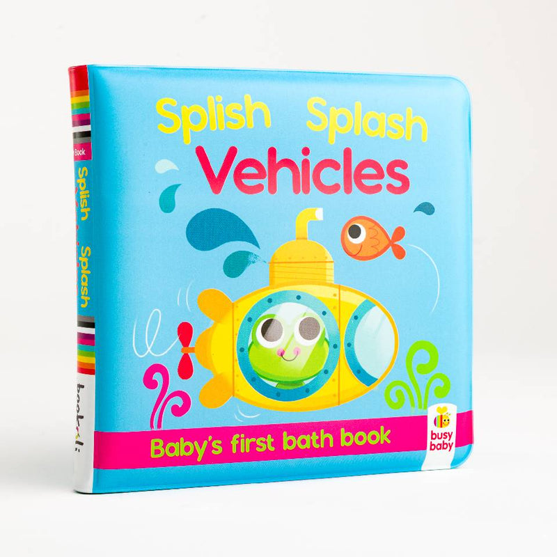 Colour-Changing Bath Book: Splish, Splash Vehicles