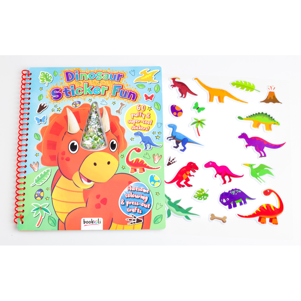 Dinosaur Sticker Burst Book - Over 1000 Stickers & Activities For Kids