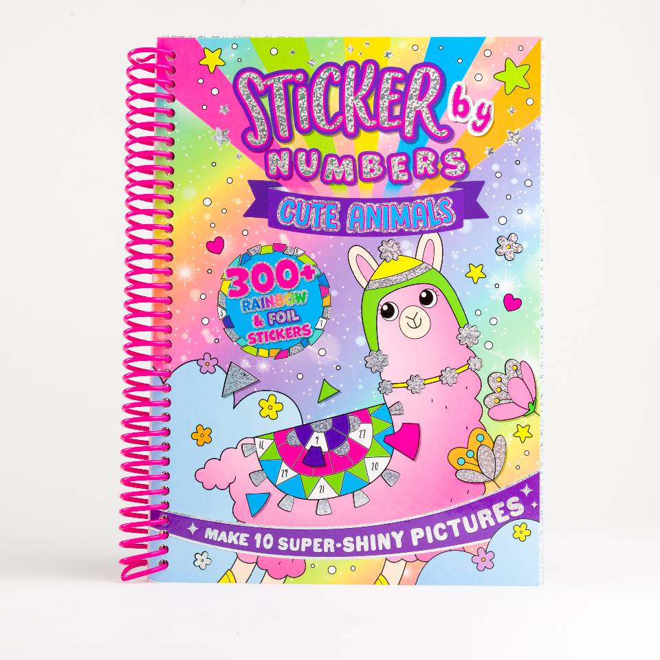 Sticker By Number Example Sticker by Numbers: Cute Animals β CuriousUniverse