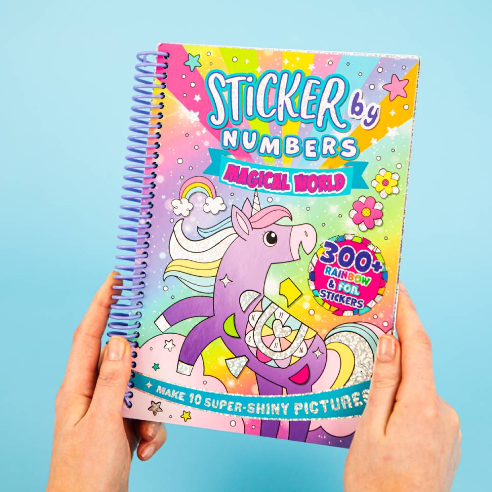 Sticker By Number Example Sticker by Numbers: Magical World β CuriousUniverse