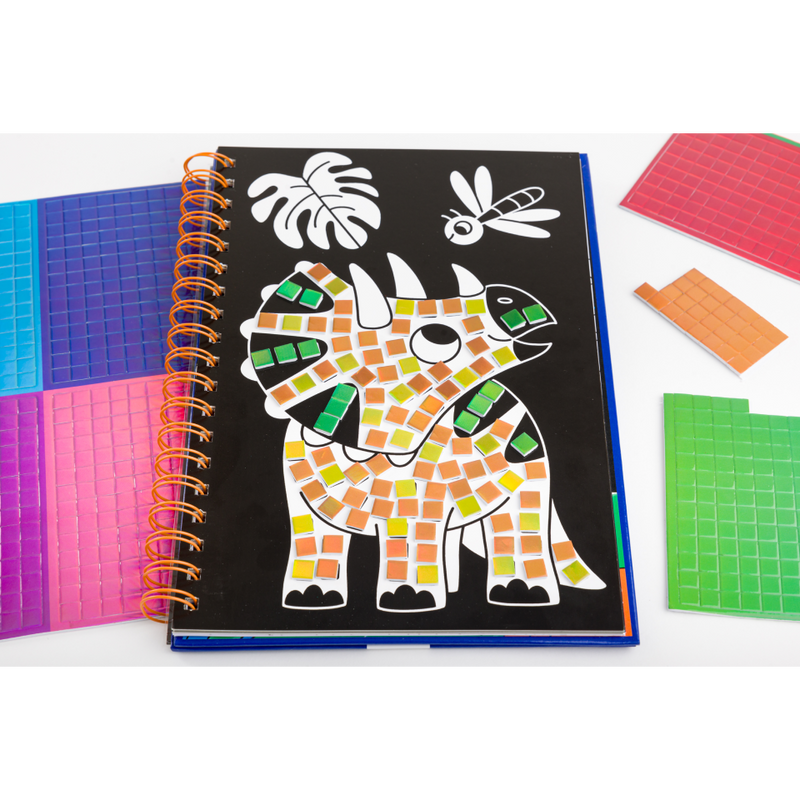 Shiny Mosaic Art Book: Dinosaurs – CuriousUniverse shiny-mosaic-art-book-dinosaurs-curiousuniverse