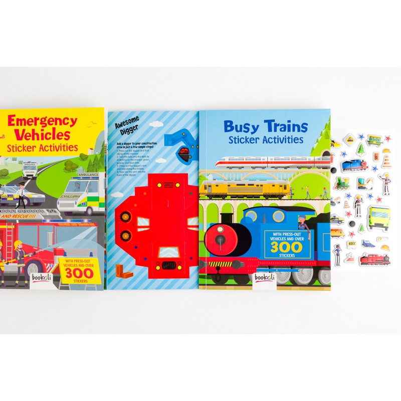 Sparkly Activity Case: My First Vehicles