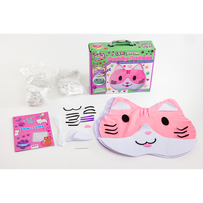 Sew Your Own Cuddly Cushion Kit: Cute Cat
