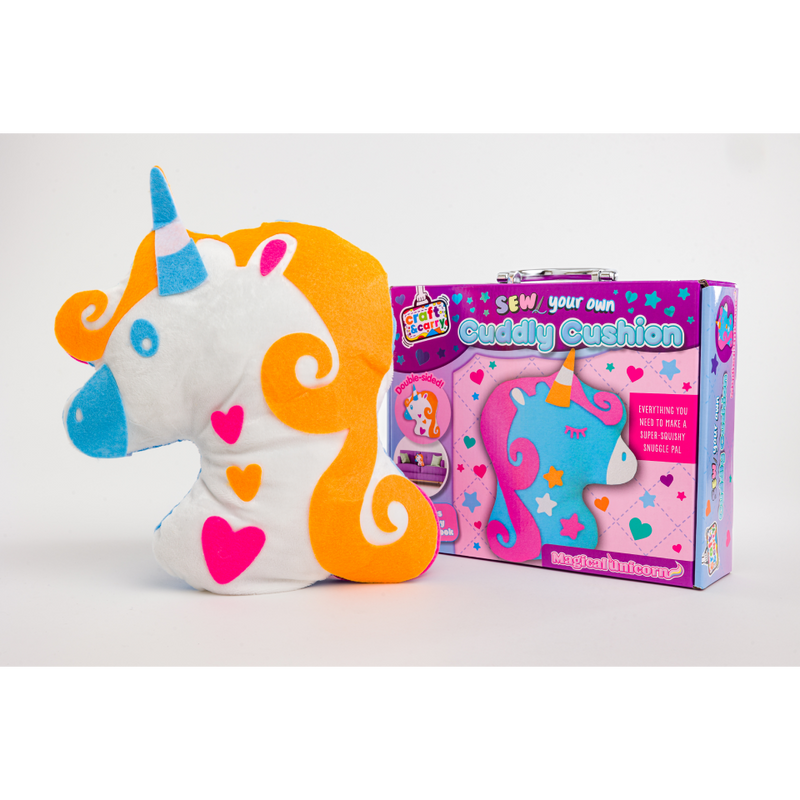 Sew Your Own Cuddly Cushion Kit: Magical Unicorn