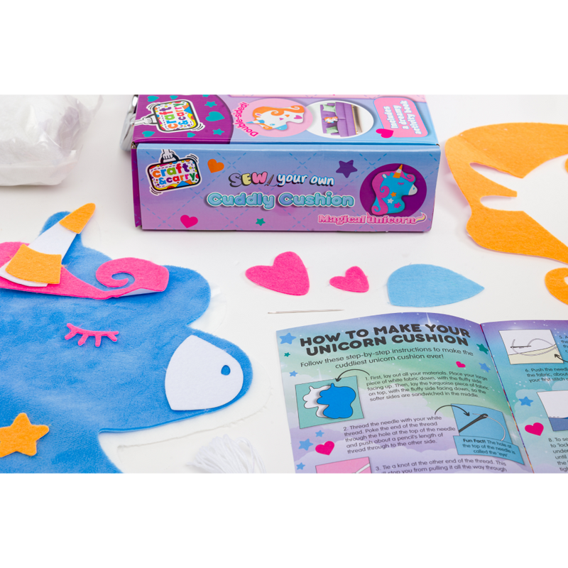 Sew Your Own Cuddly Cushion Kit: Magical Unicorn