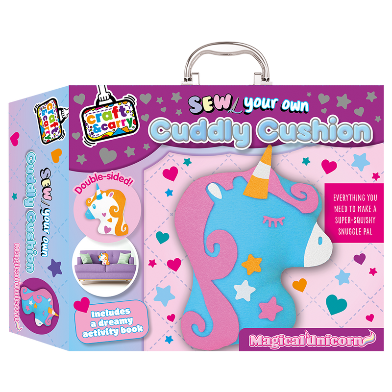 Sew Your Own Cuddly Cushion Kit: Magical Unicorn