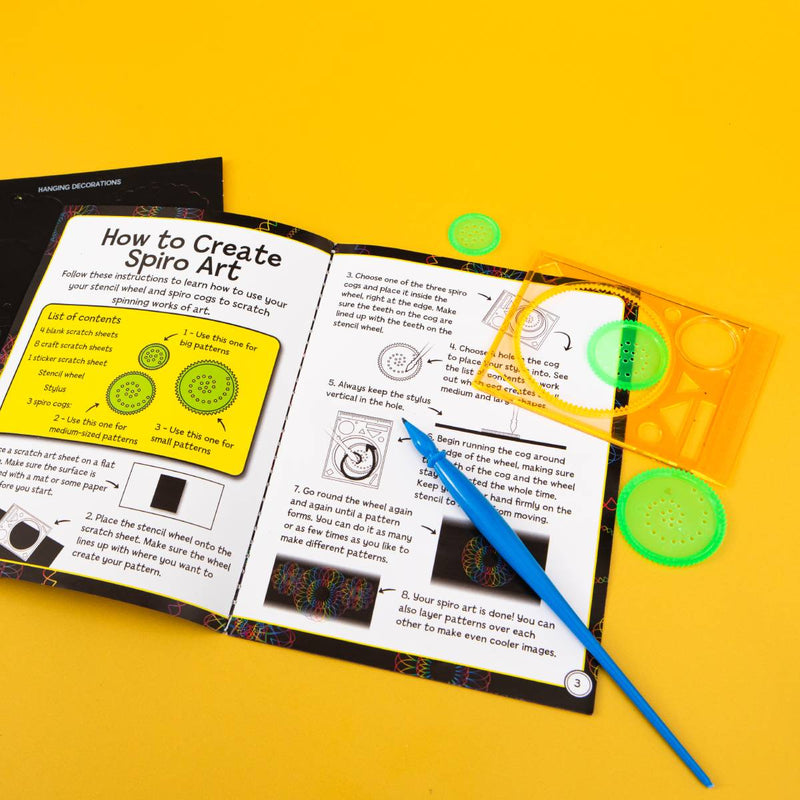 Spiroart Scratch Art Kit