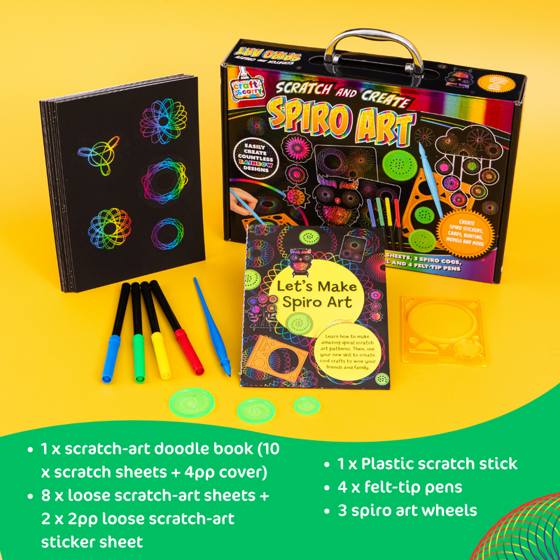 Spiroart Scratch Art Kit