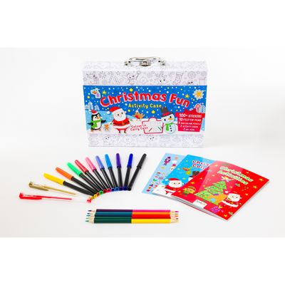 Colour-In Carry Case: Christmas Fun Activity Case