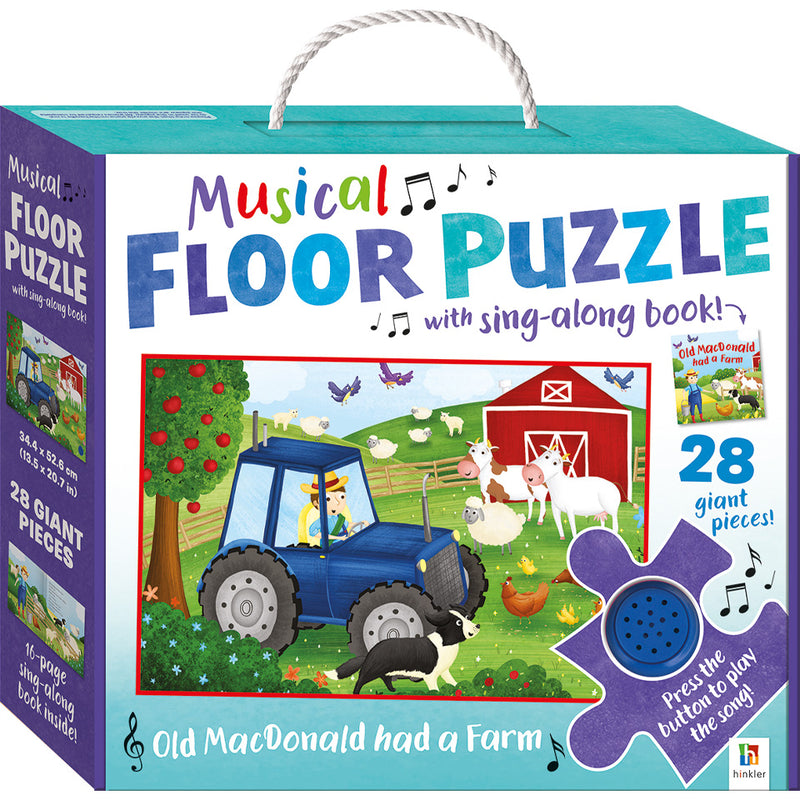 Musical Floor Puzzle with Sing-Along Book: Old MacDonald