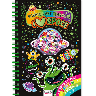 Scratch Art Sparkles: Space