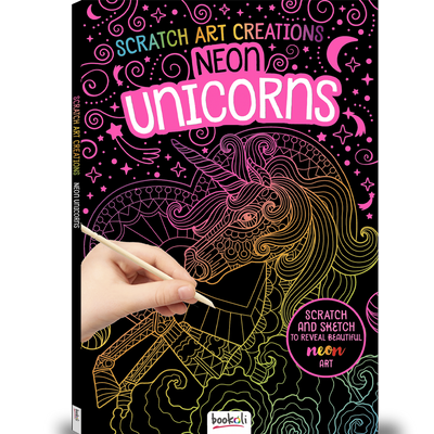 Scratch Art Creations: Neon Unicorns