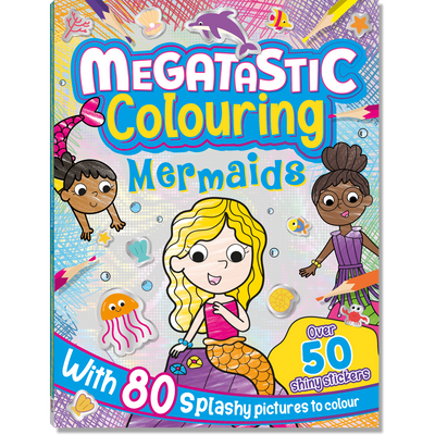 Megatastic Colouring Book: Mermaids