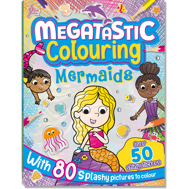 Megatastic Colouring Book: Mermaids